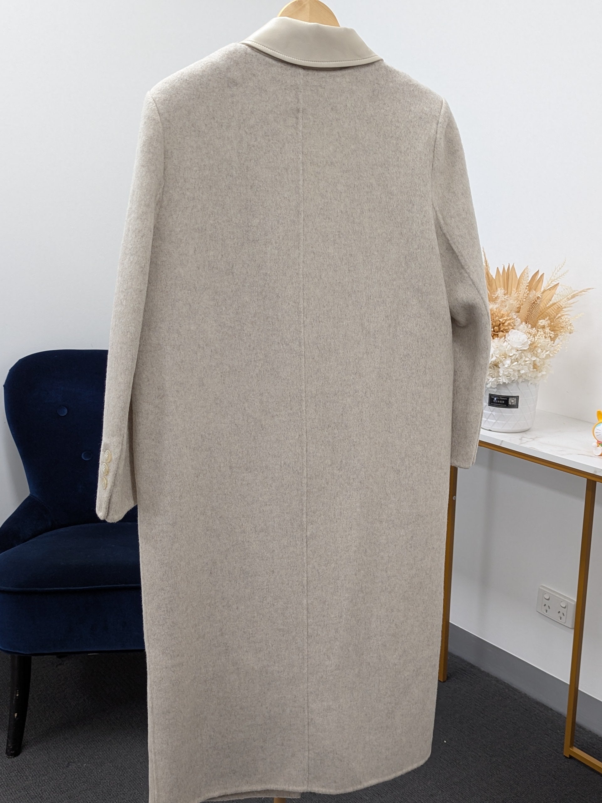 10% Silk 90% Wool Coat Women Warehouse 255