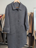 264 69% Wool Coat Charcoal M 12-14