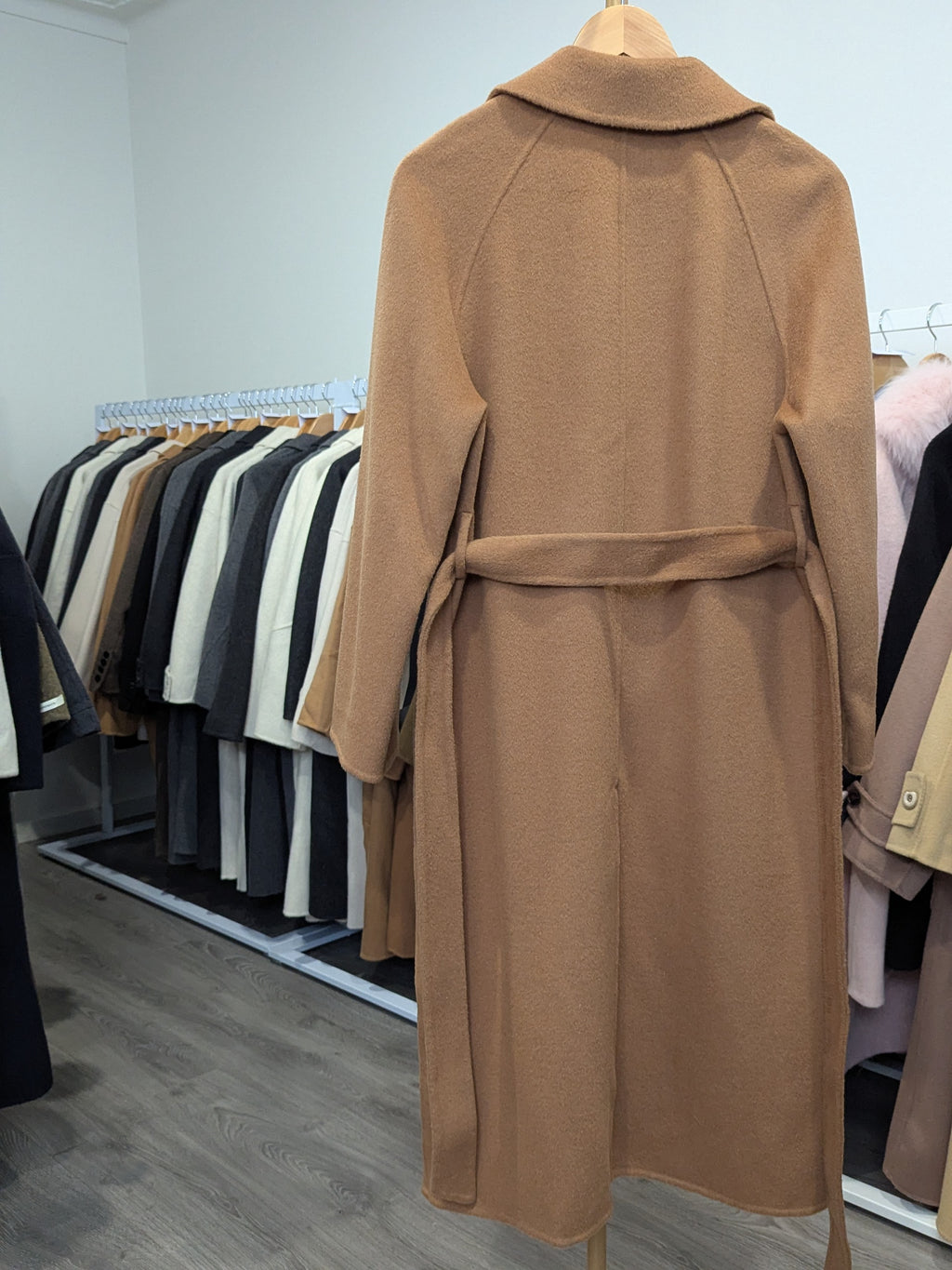022 100% Wool Coat Camel