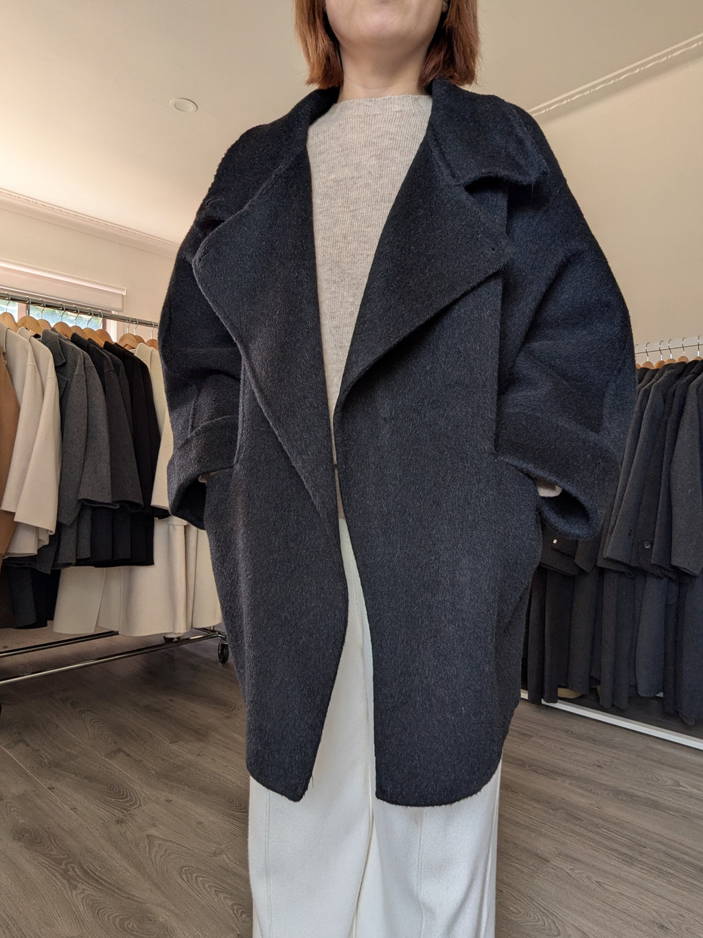002 Cashmere blend Charcoal