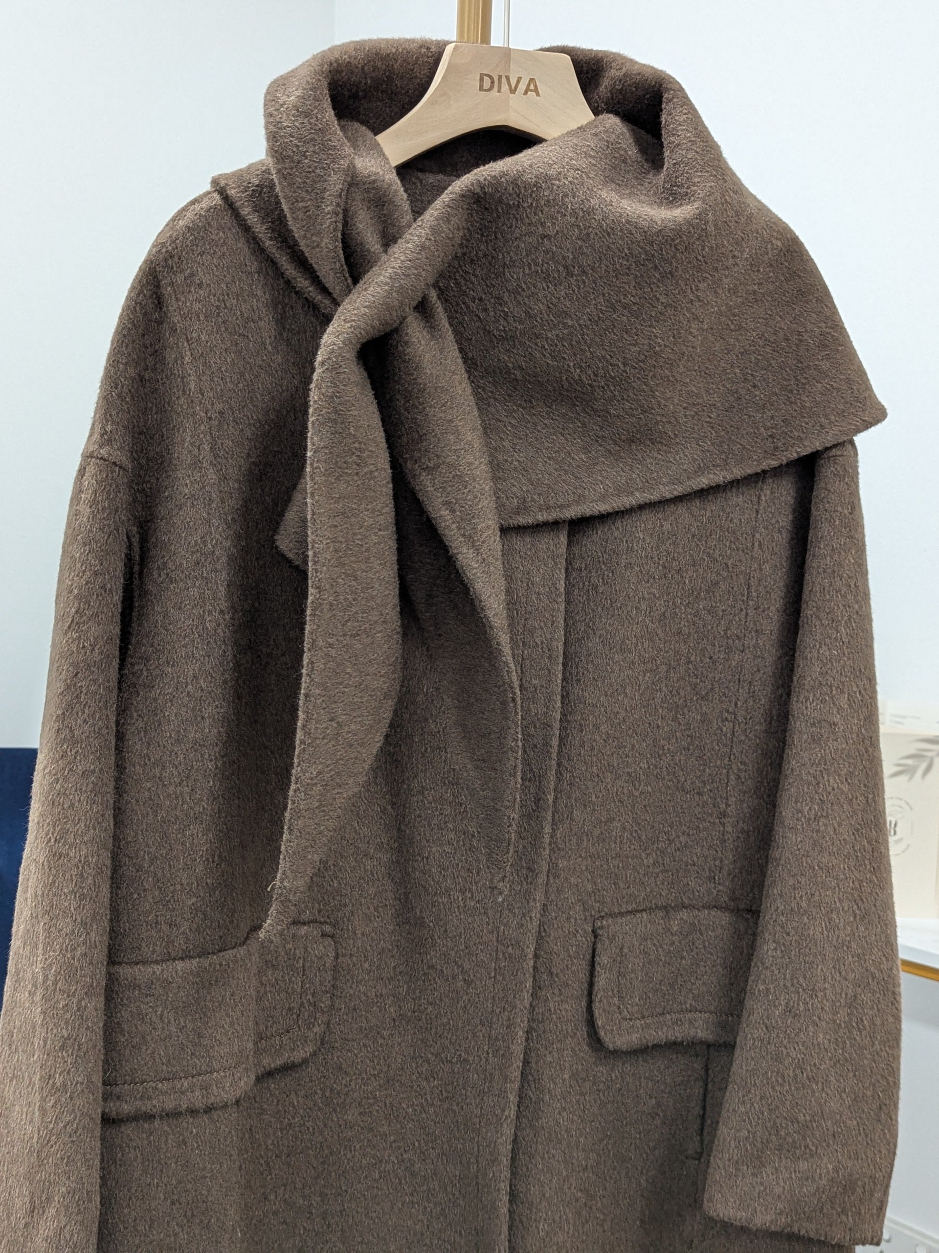Pure Wool Coat Warehouse Try-On Welcome 212 Size S8-12 100% Wool
