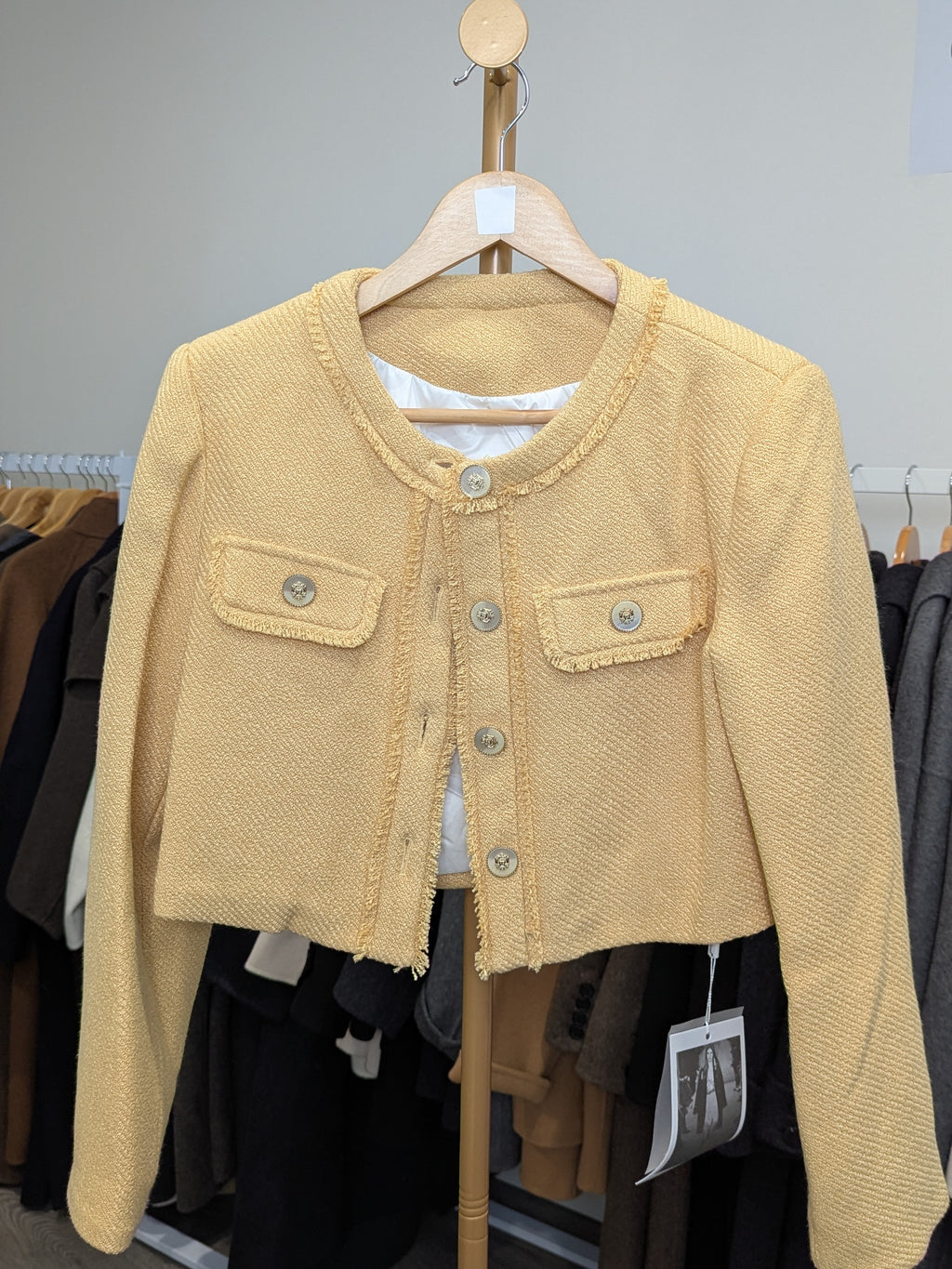 214 Goose Down Tweed Jacket