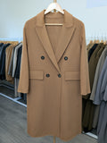 026 100% Wool Coat Tan
