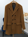 018 Men's 51% Wool Coats Black Grey Tan