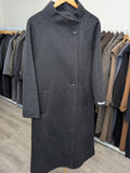 178 70% Wool Coat Charcoal M 10-12