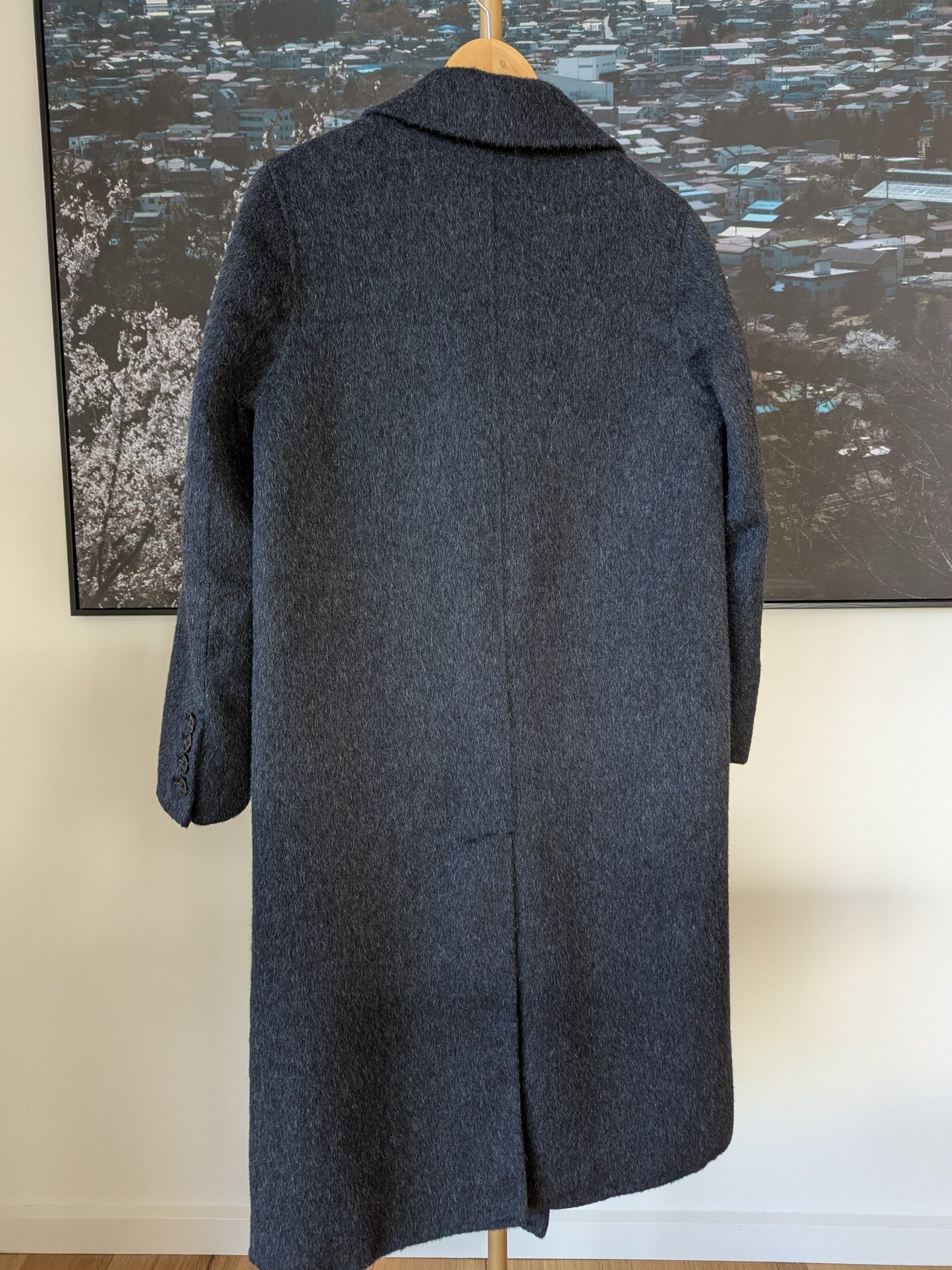 Classico Pure Wool Coat – Style 438 (S6-8 M8-10) Dark Grey