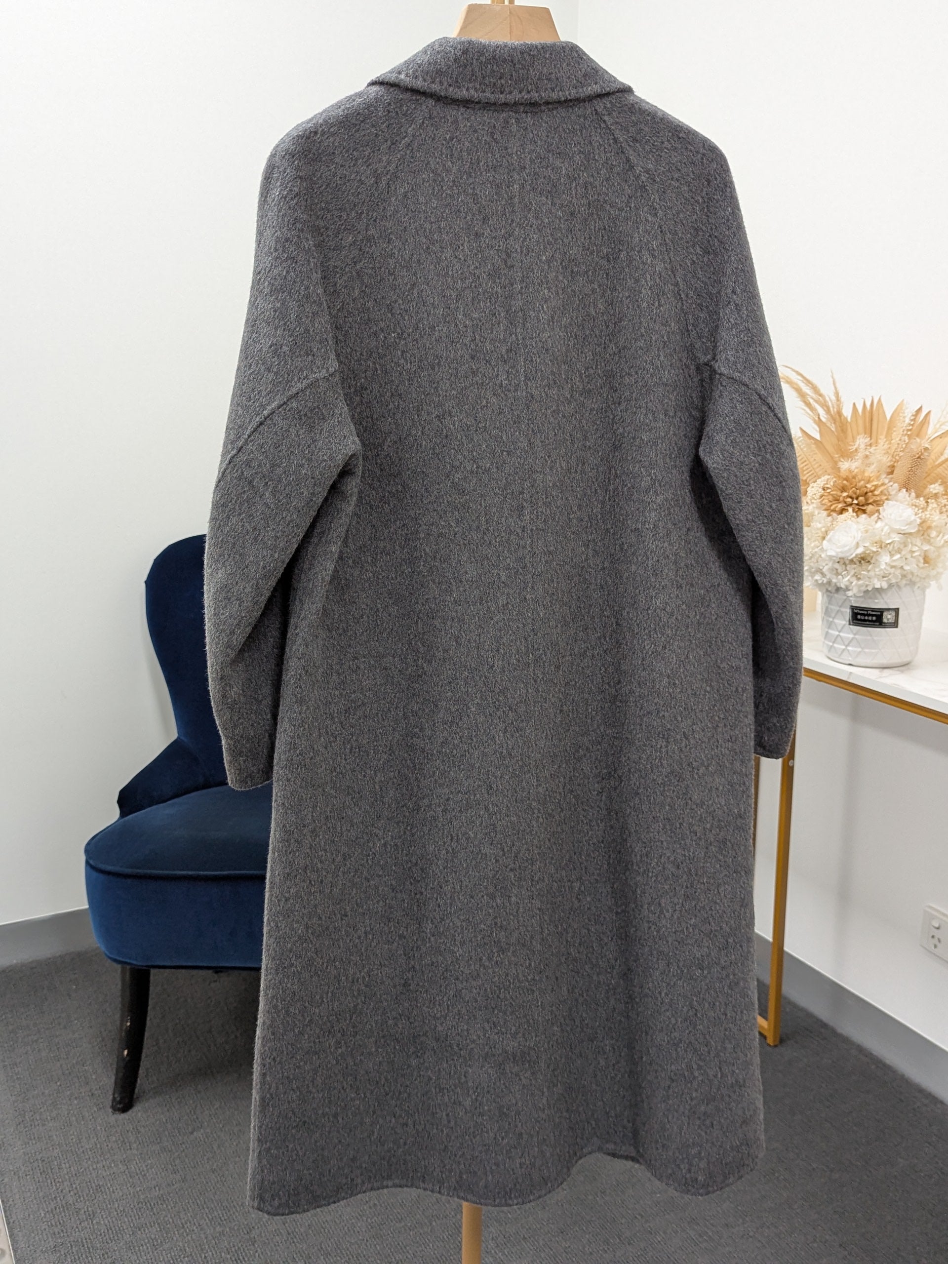 010 100% Wool Grey