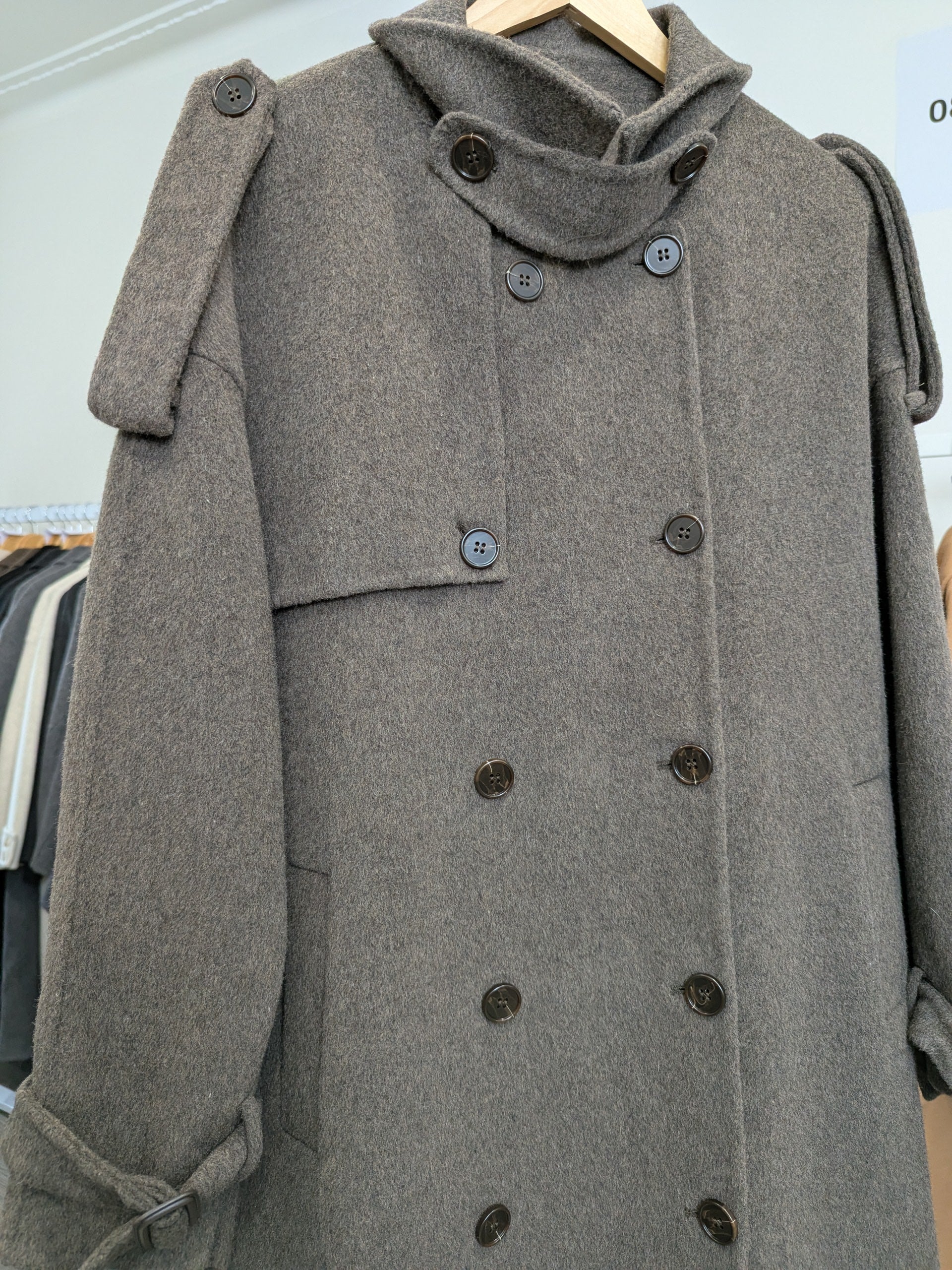 146 70% Wool Coat M 12-16