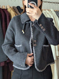 Brand New Pure Wool Coat FREE SHIPPING High Quality Wool 086 Size 8-10