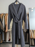 270 70% Wool Coat Dark Grey M 8-10