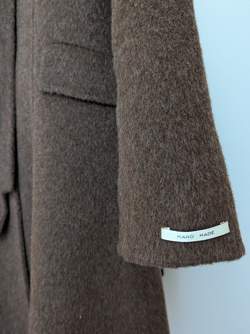 Dress-style coat Pure Wool Coat High Quality Wool 148 Beige Brown