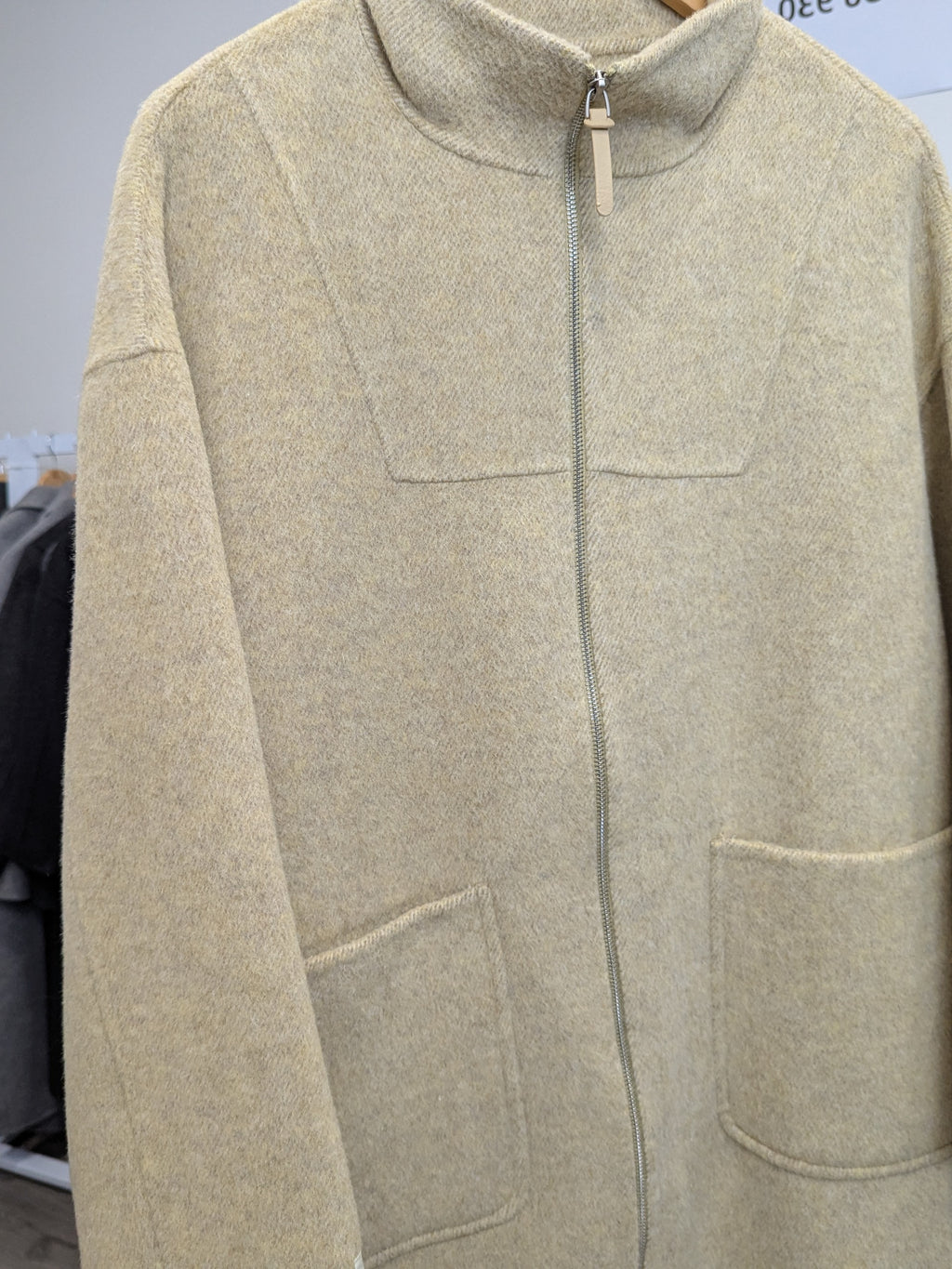 190 100% Wool Coat Lemon M 12-14