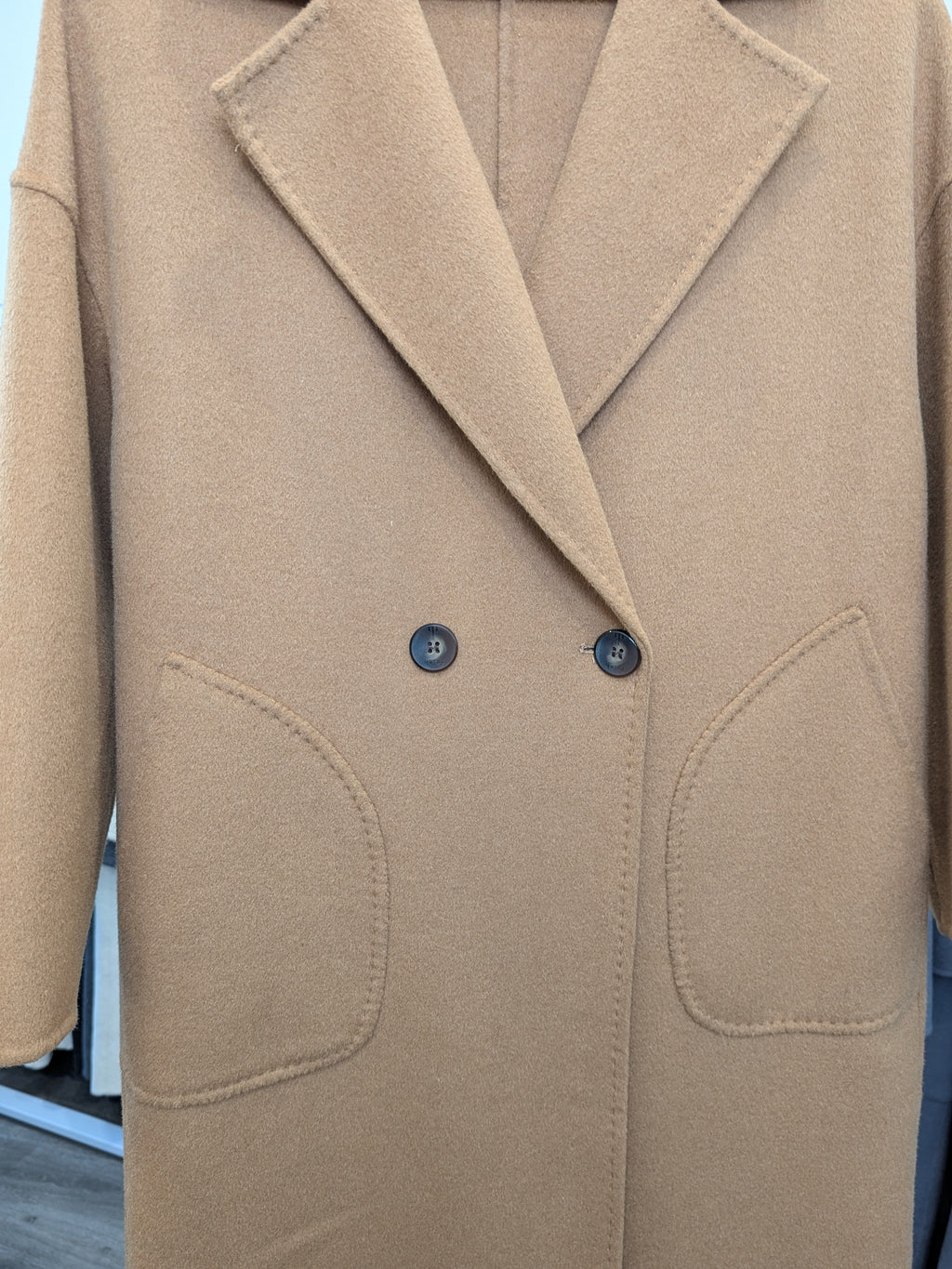 025 100% Wool Coat Tan