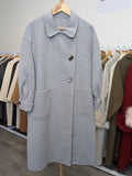 117 100% Wool Coat Grey