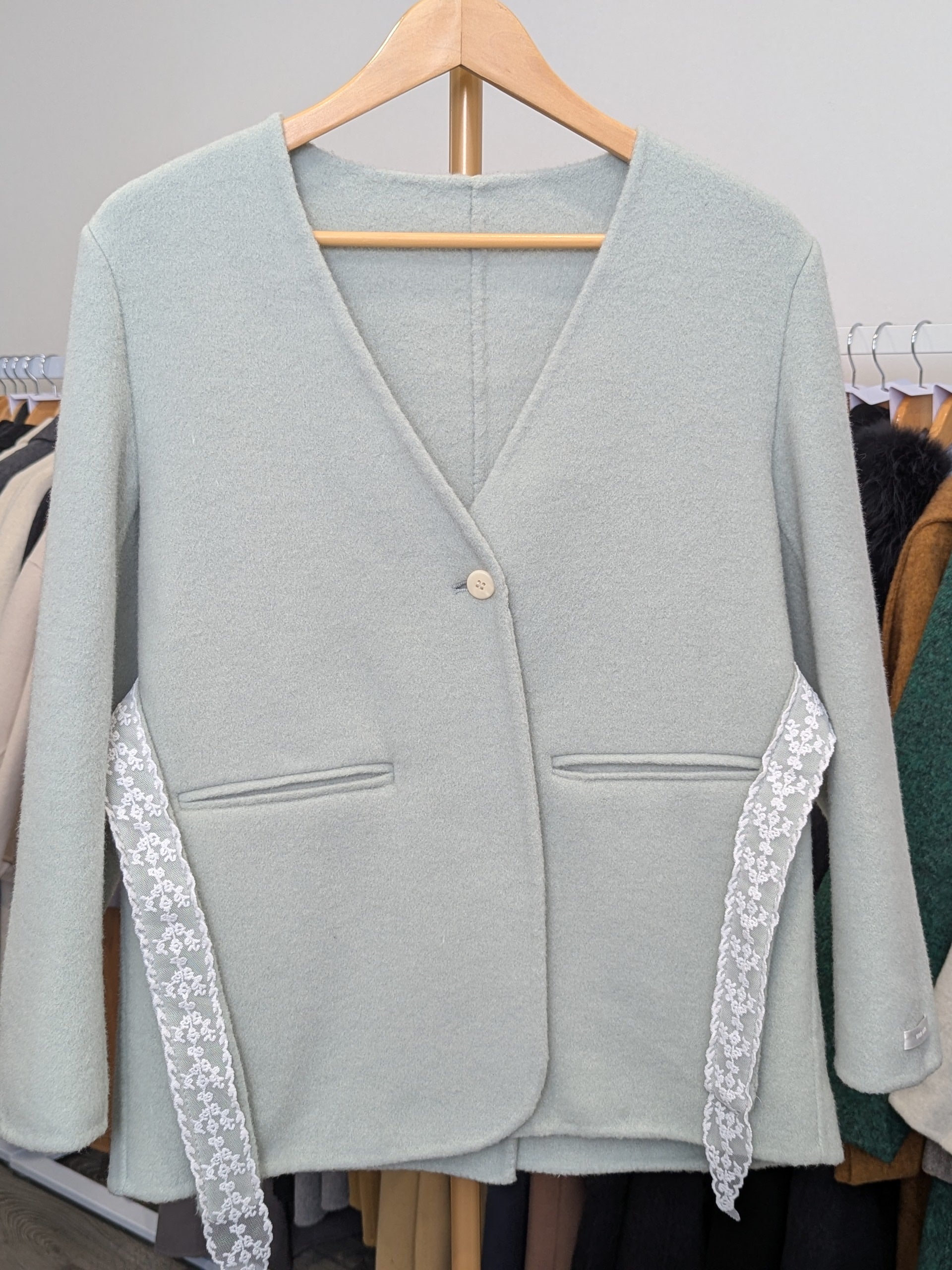 216 100% Wool Coat S 10-12