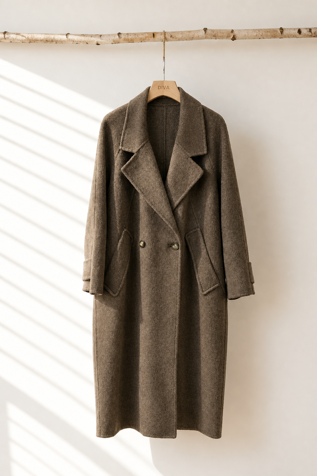 004 Cashmere blend Brown