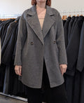 016 100% Wool Coat Grey