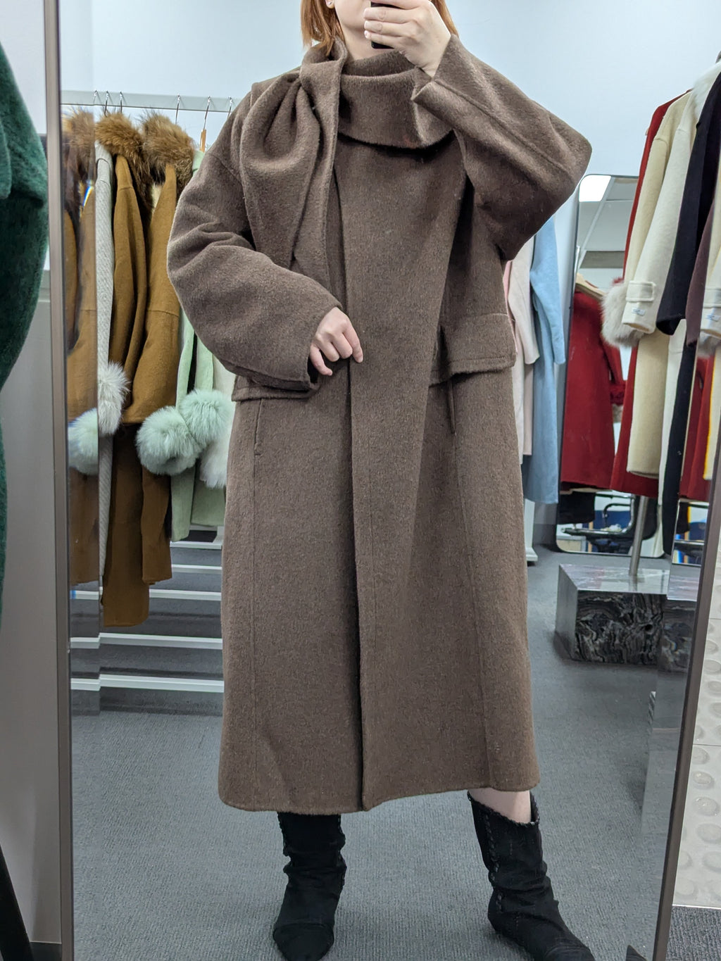 Pure Wool Coat Warehouse Try-On Welcome 212 Size S8-12 100% Wool