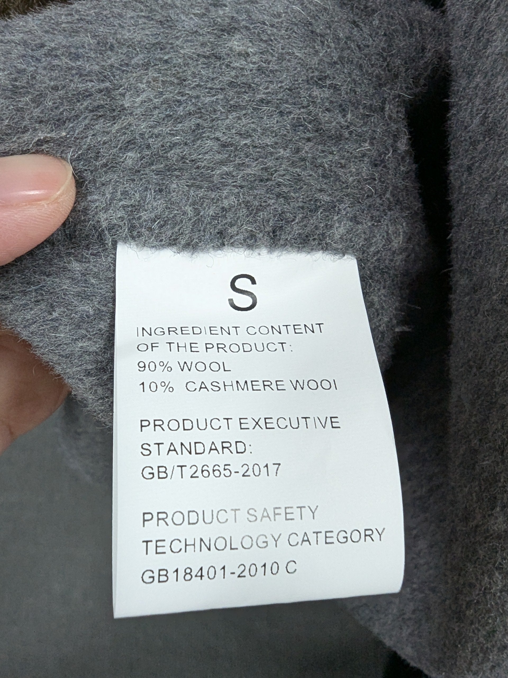 Premium Cashmere blend Wool Coat Women Brown Grey Charcoal