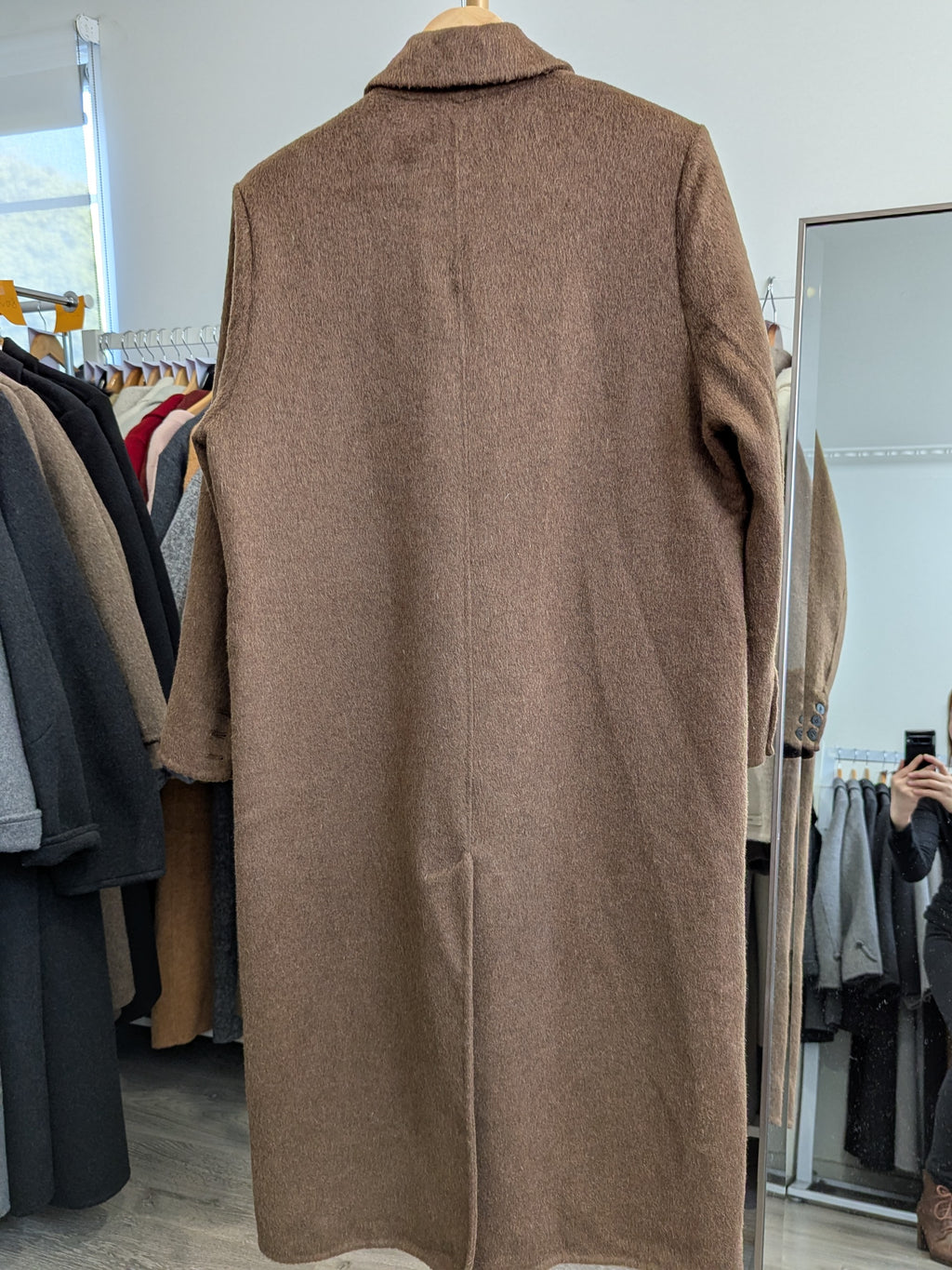 273 31% Wool 56% Alpaca Wool Coat Brown M 12-14