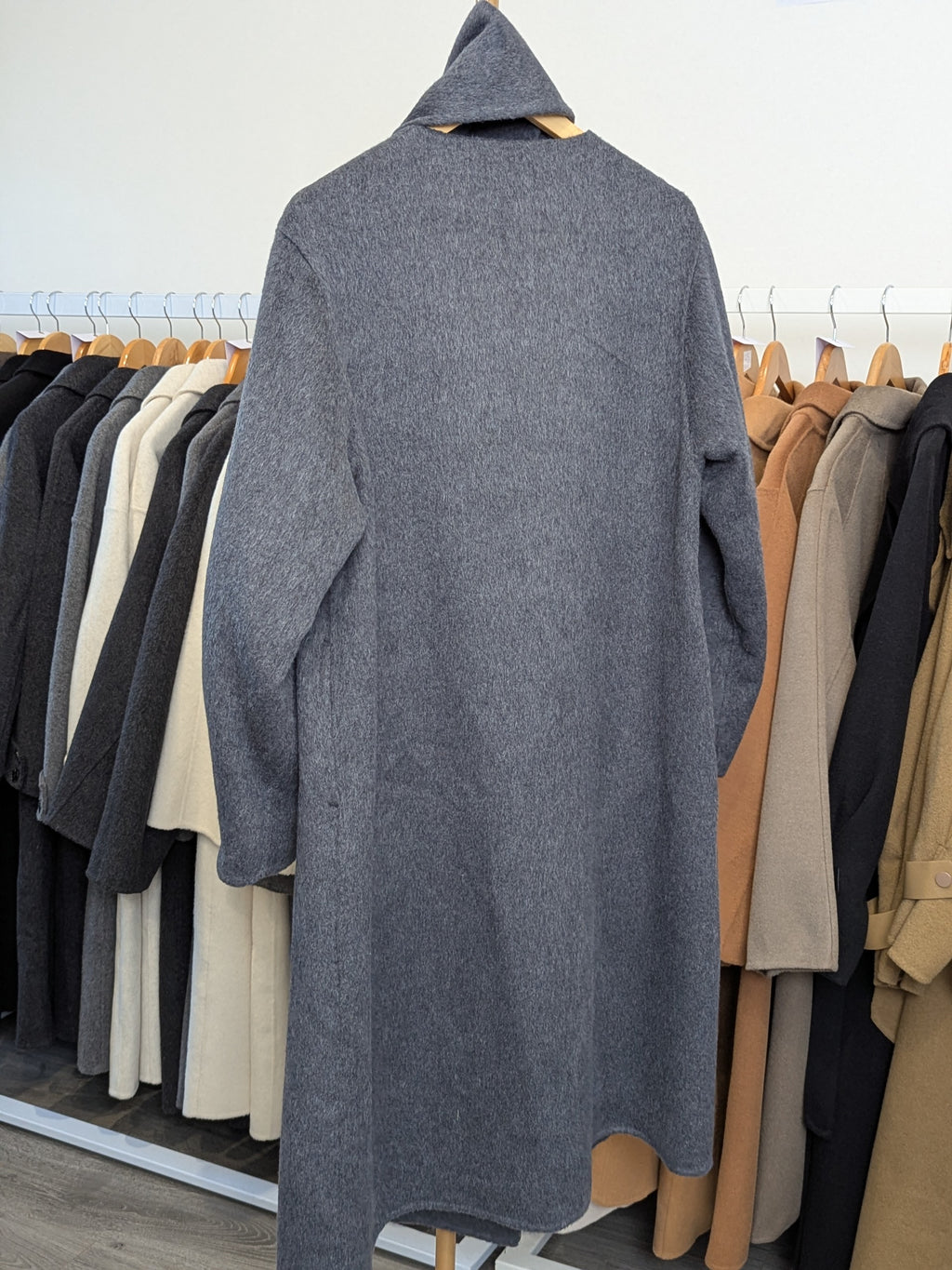 163 100% Wool Coat Grey