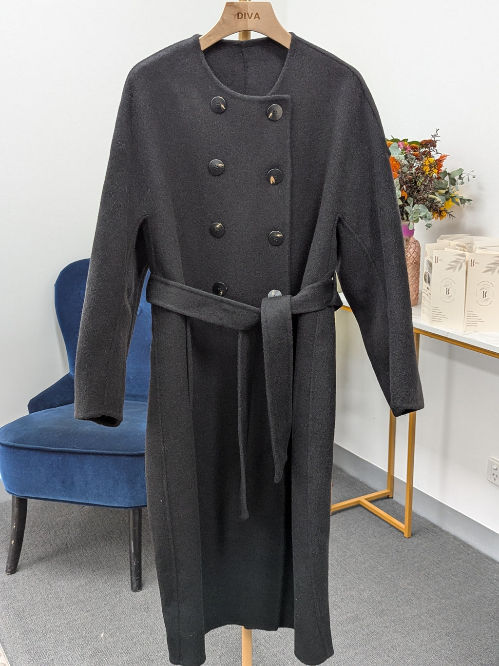Women's Pure Wool Coats Try-On Available 218 S8-12 70% Wool