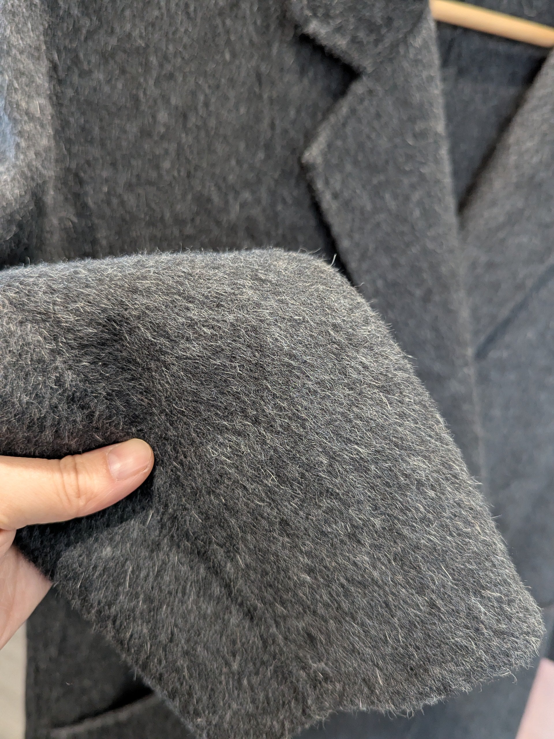 021 Cashmere blend wool Charcoal