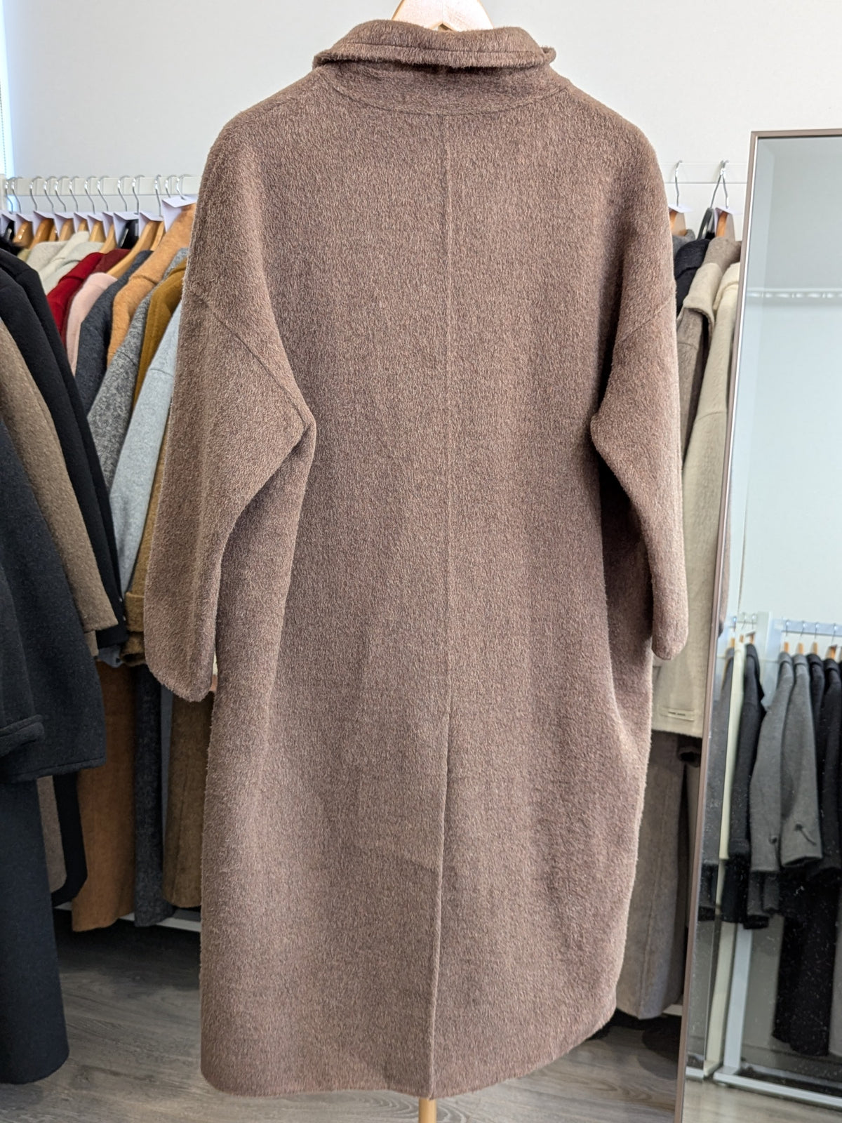 271 100% Wool Coat Brown M 10-14