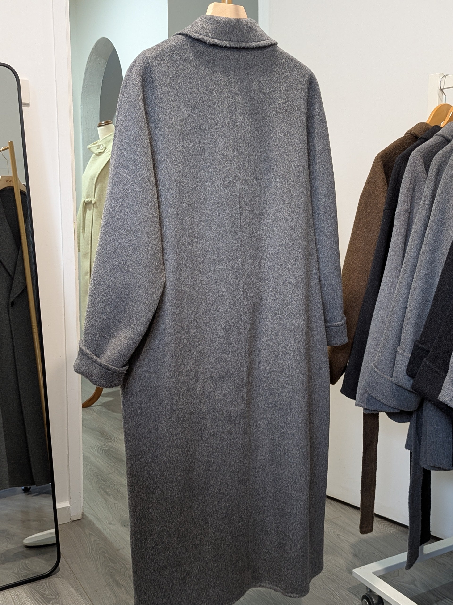 006 Cashmere blend Grey