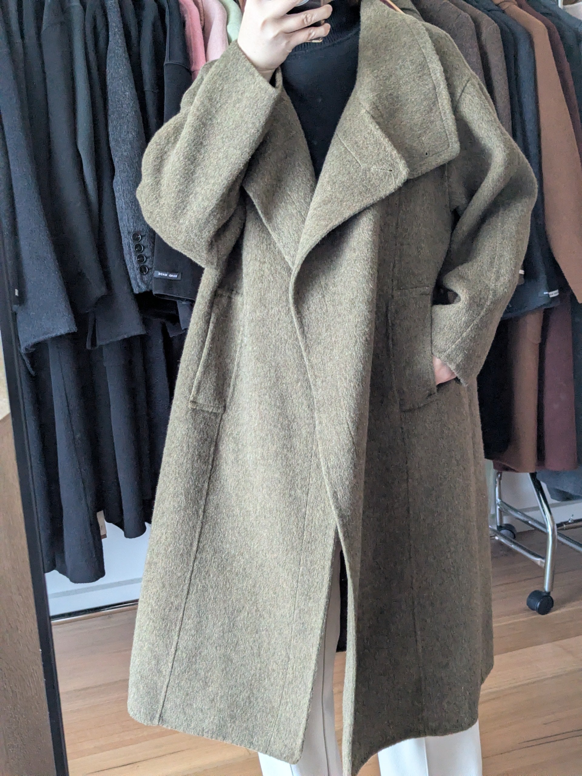 Oversized style Pure Wool Coat High Quality Wool 149 Size S M