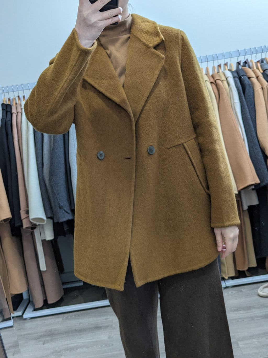 296 72% Wool Coat S 6-8