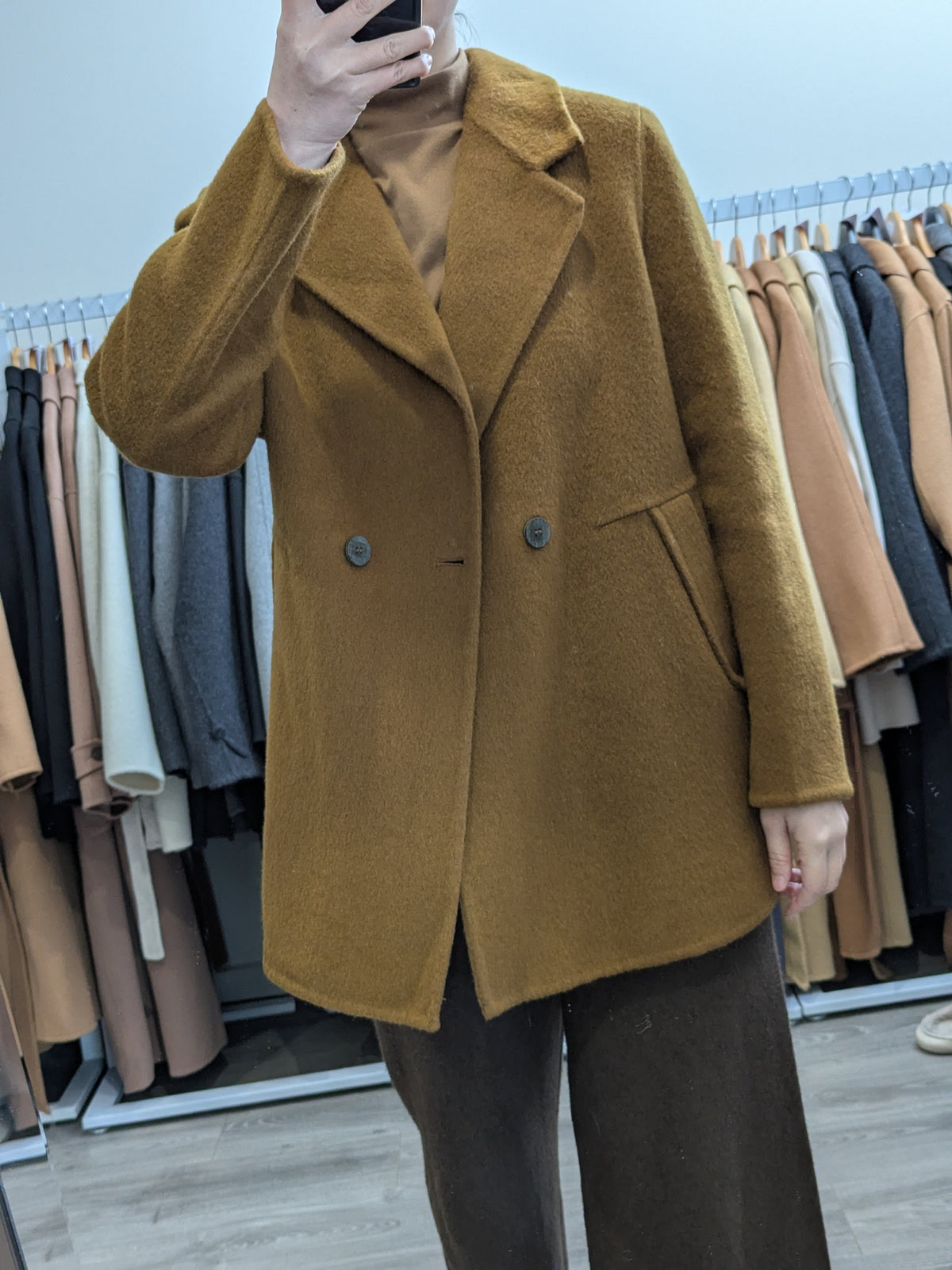 296 72% Wool Coat S 6-8