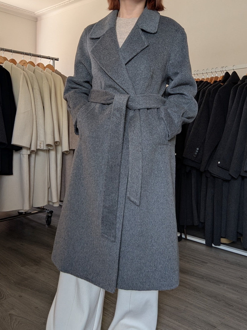 005 Cashmere blend Grey