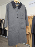 202 100% Wool Coat Grey S 8-12