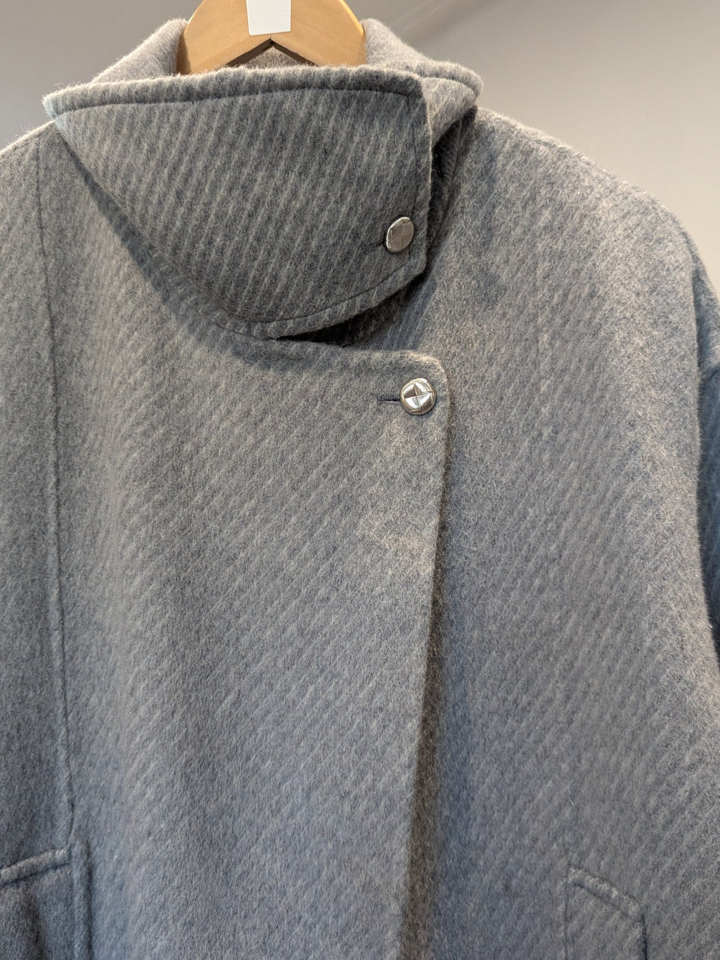 169 Pure Wool Coat Grey S 8-12