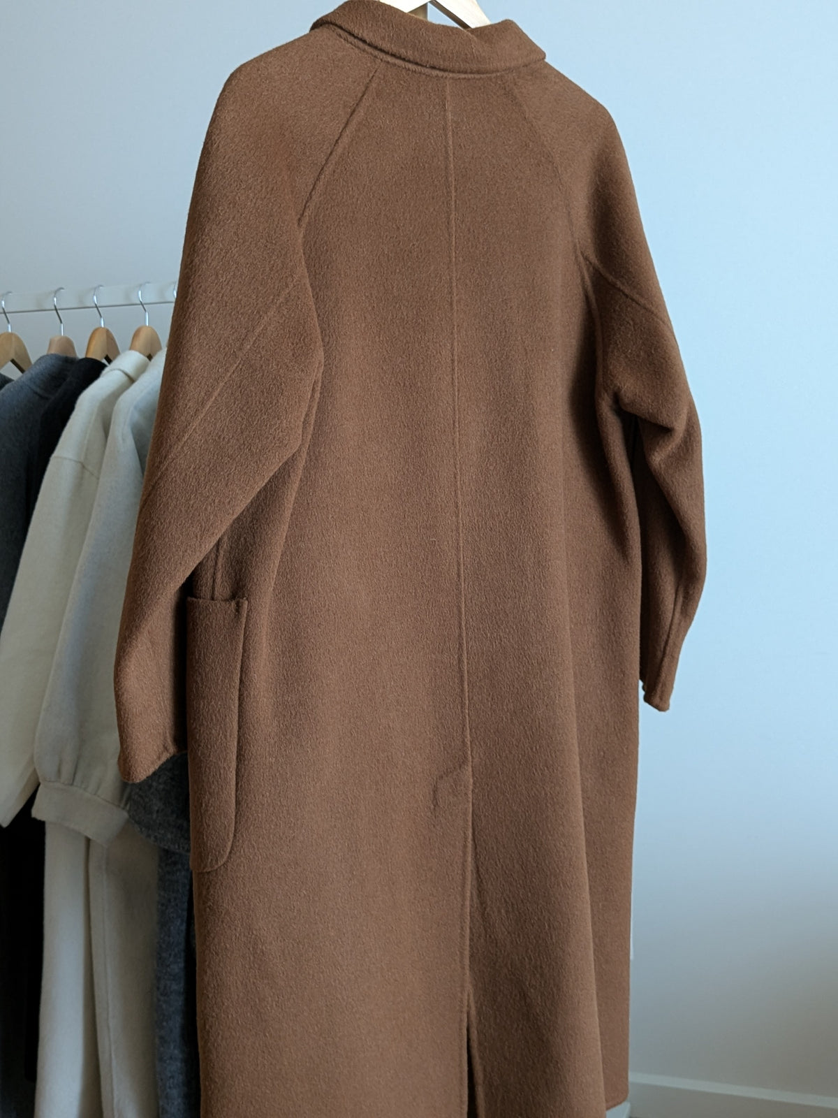 238 70% Wool Coat Camel M 12-14