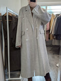 137 100% Wool Coat Oat M 12-16
