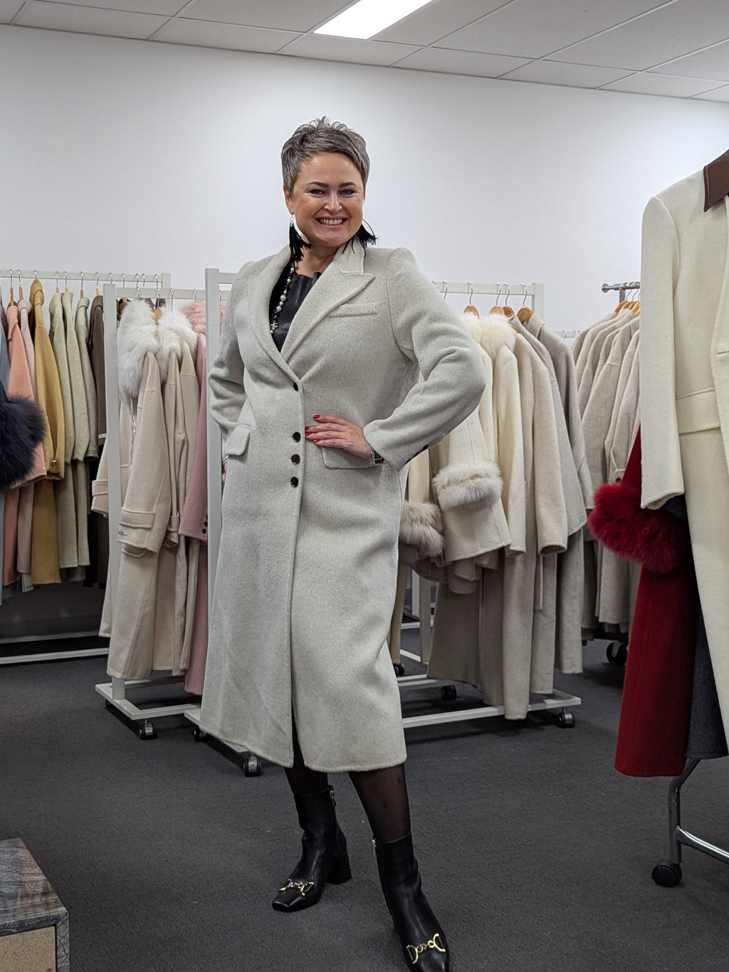 100% Wool Coat Women Warehouse 254