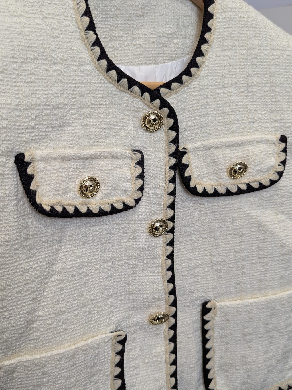 213 Goose Down Tweed Jacket