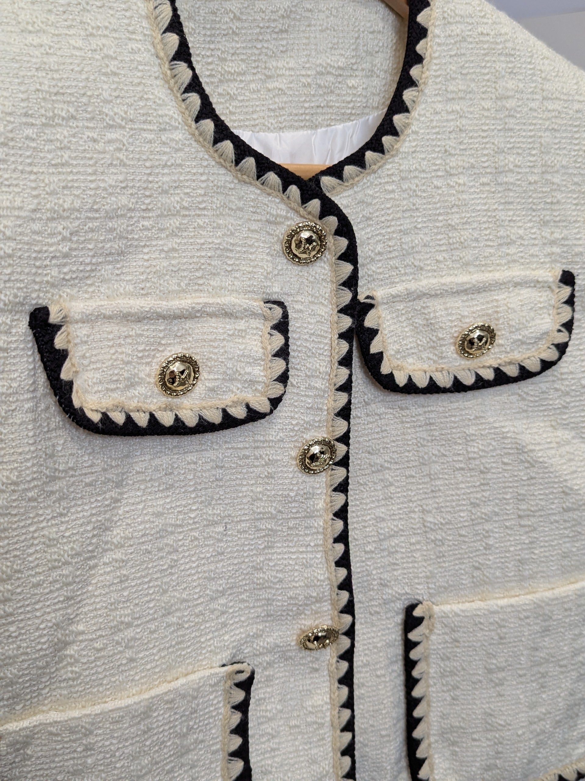 213 Goose Down Tweed Jacket