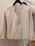 080 80% Wool Coat S 10-14 Beige