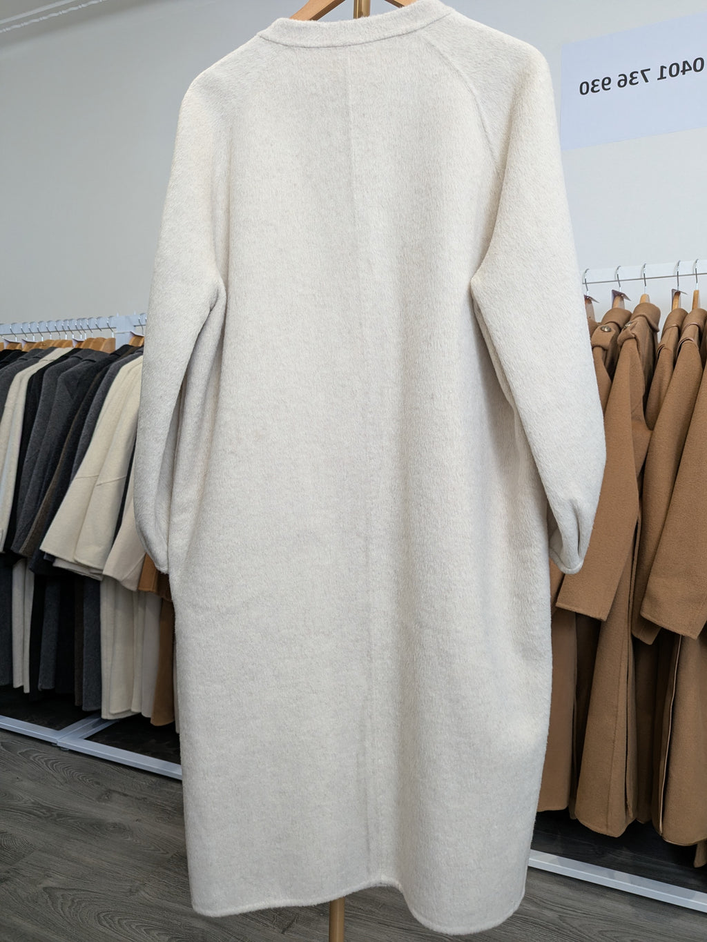 181 70% Wool Coat Light beige S 10-12