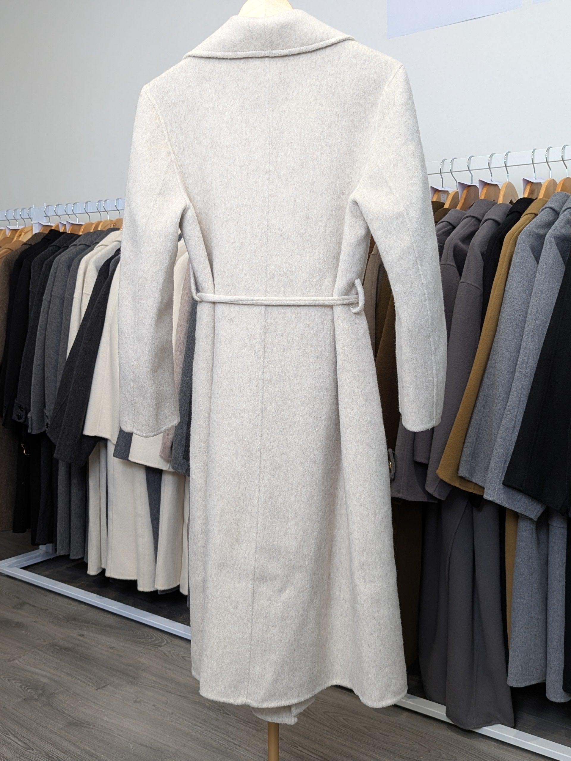 130 70% Wool Coat Oat