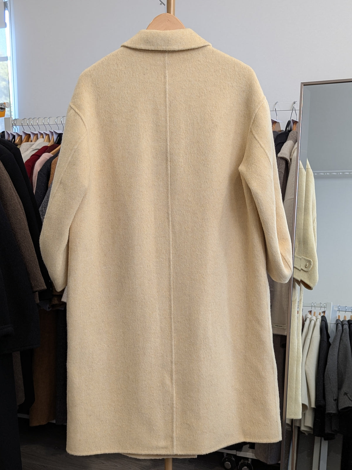 267 75% Wool Coat Yellow S 8-12