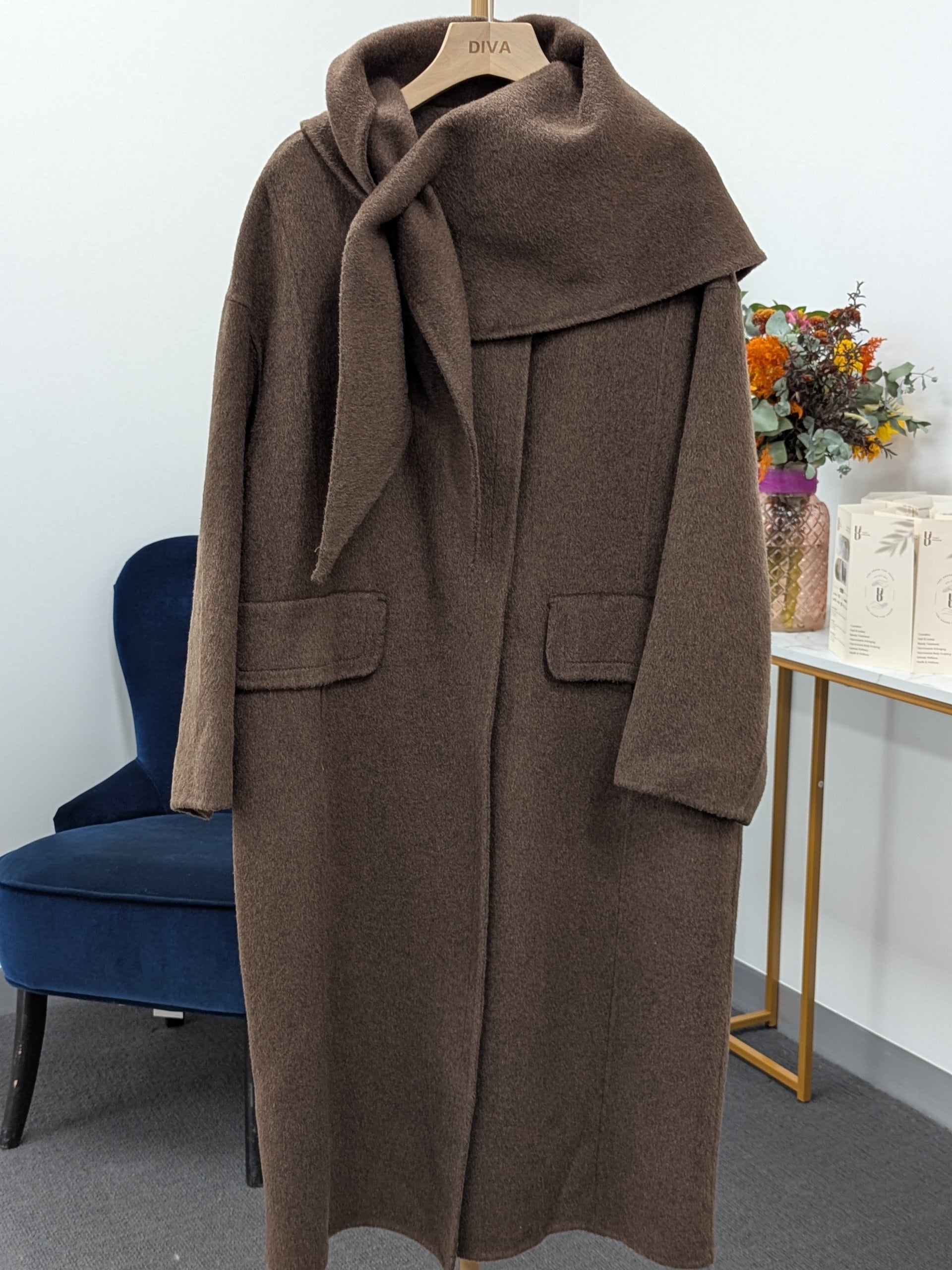 Pure Wool Coat Warehouse Try-On Welcome 212 Size S8-12 100% Wool