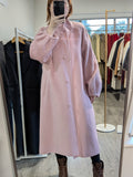198 100% Wool Coat Pink M 10-14