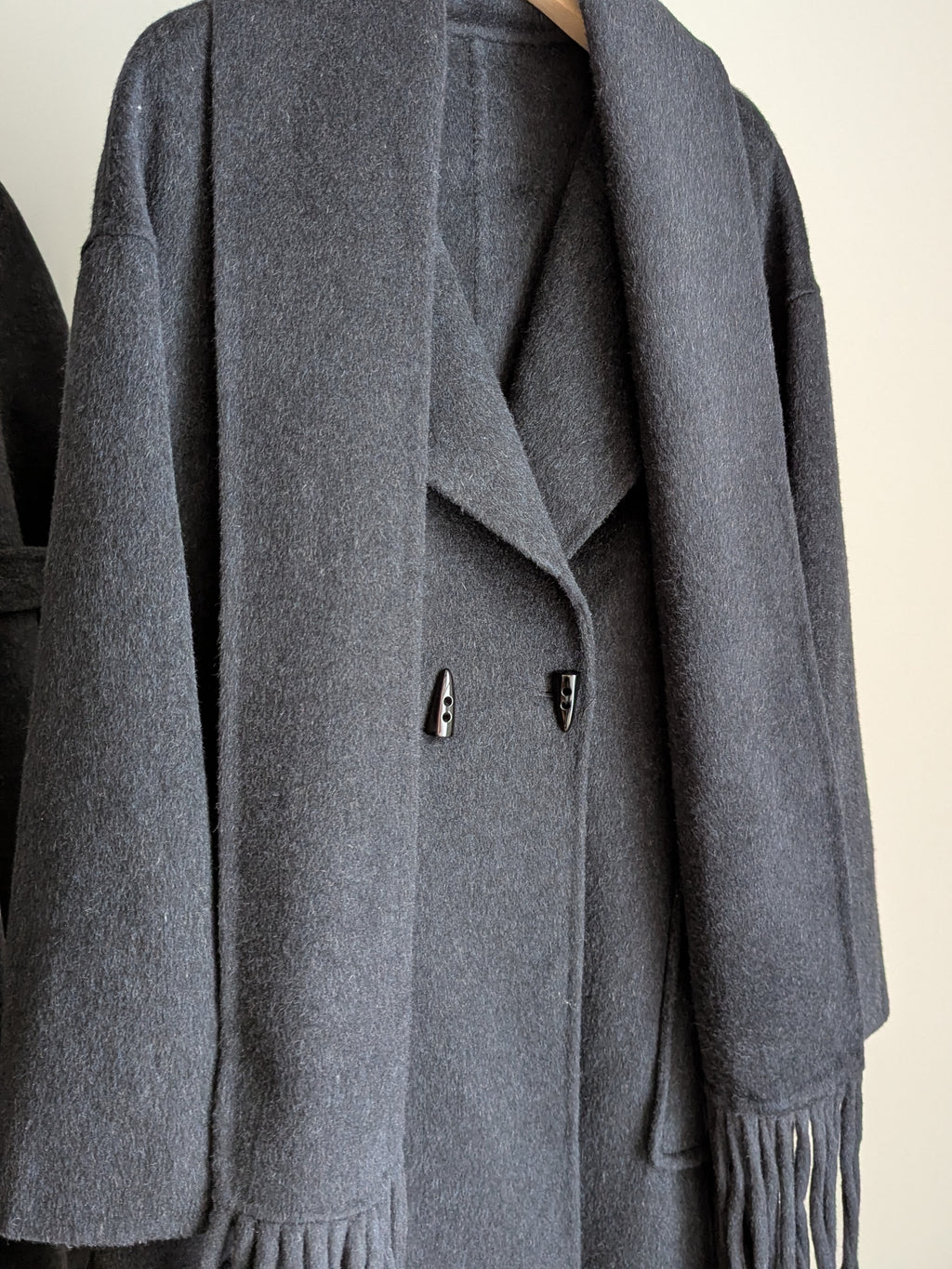 Pure Wool Coat 190 Size S8-12 With Scarf