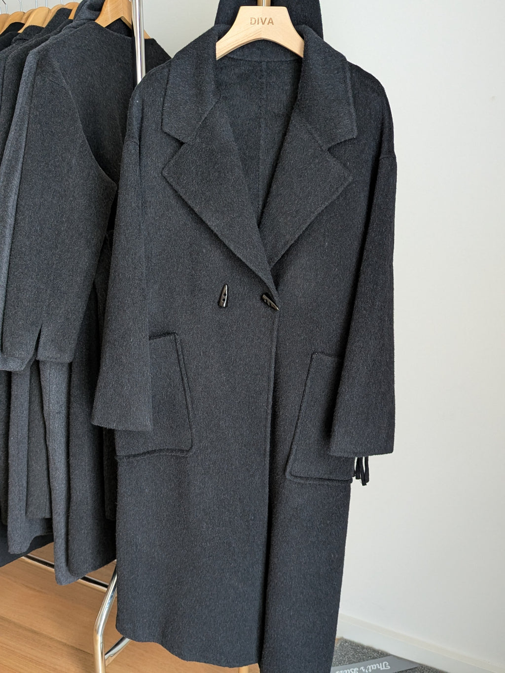 Pure Wool Coat 190 Size S8-12 With Scarf