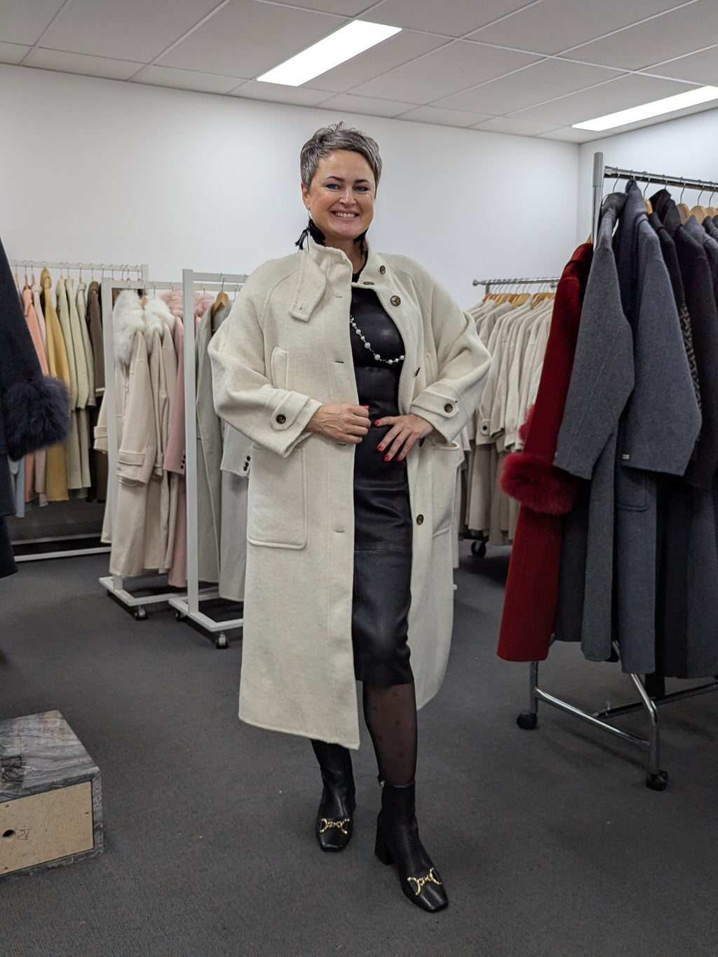 100% Wool Coat Women Warehouse 255