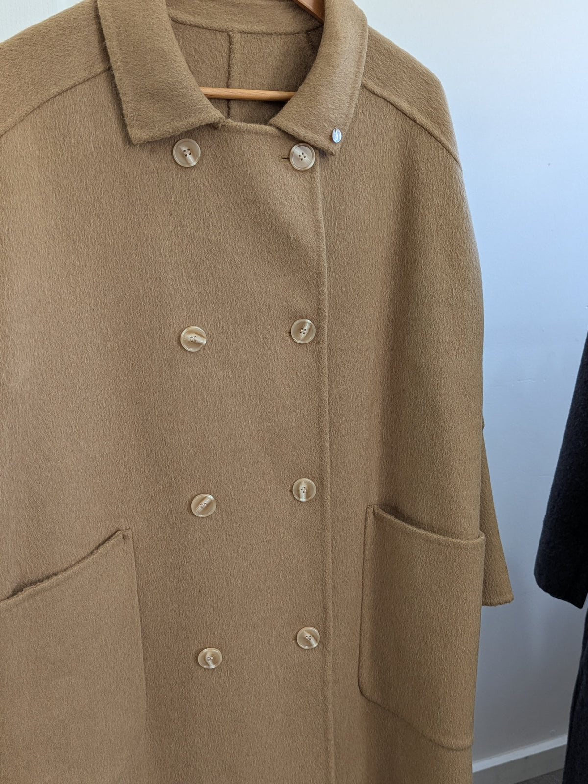 238 70% Wool Coat Kaki M 12-14